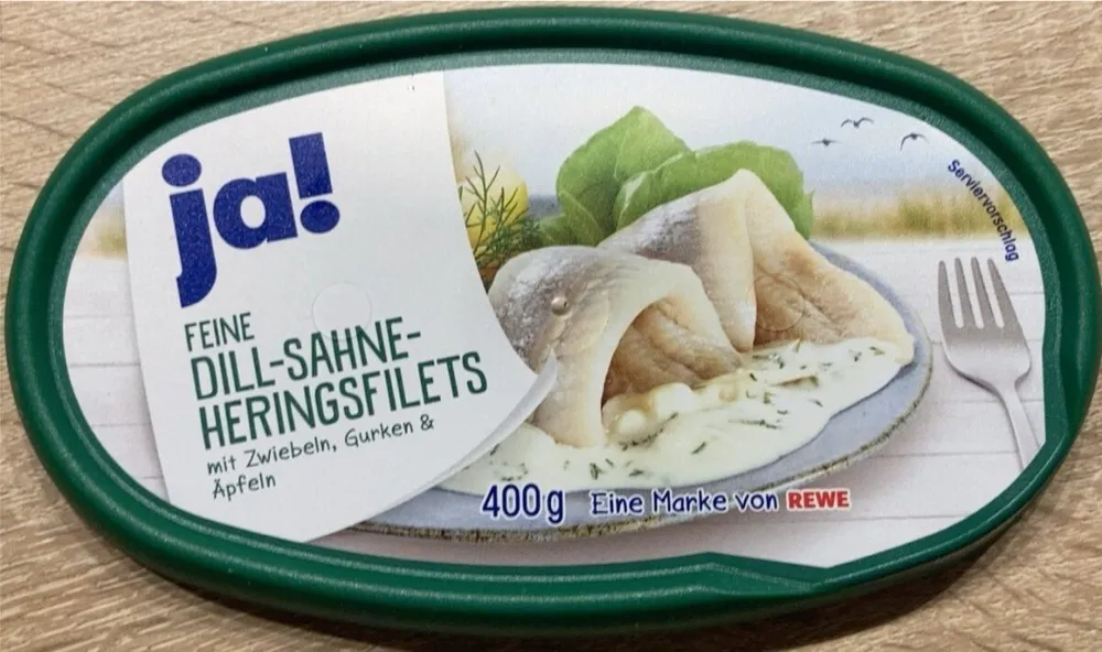 Feine Dill-Sahne-Heringsfilets