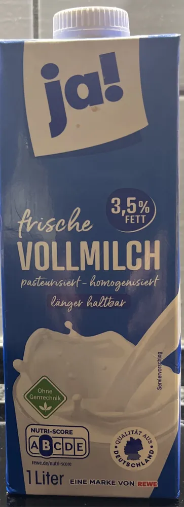 Frische Vollmilch 3,5%