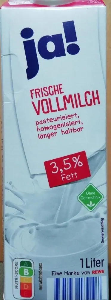 Frische Vollmilch