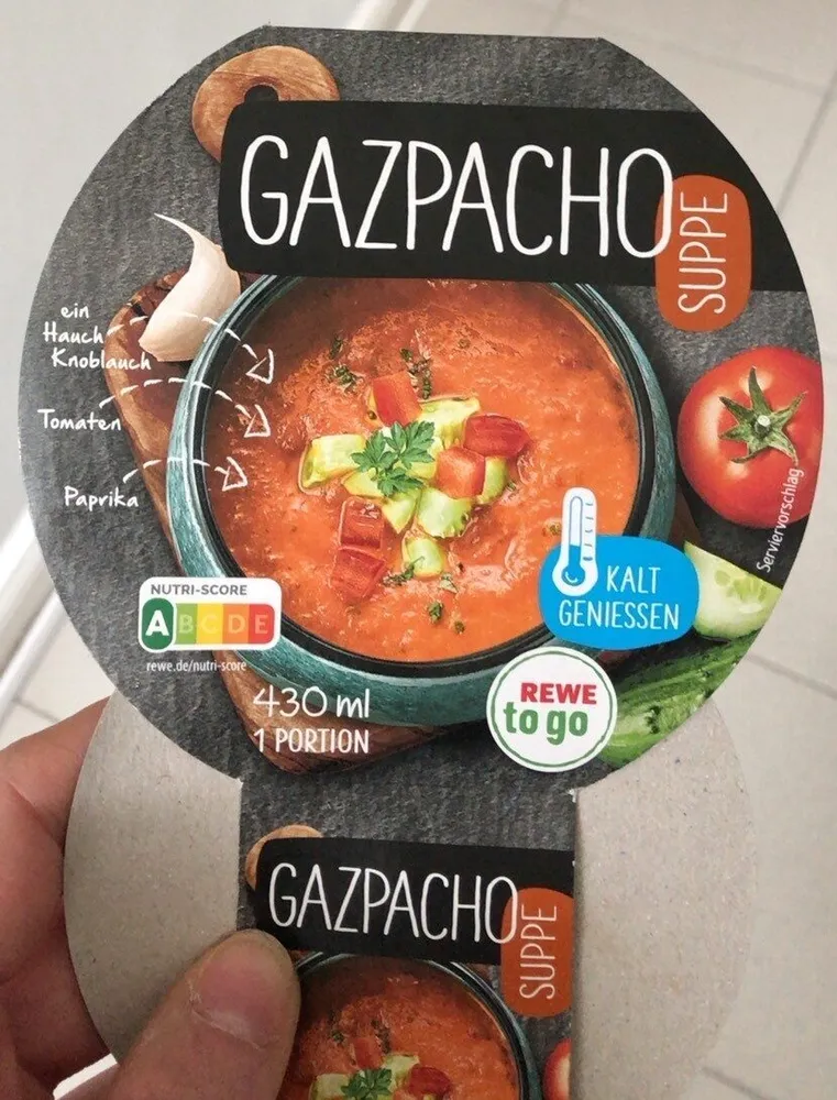 Gazpacho suppe