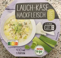 Lauch-Käse Hackfleisch Suppe