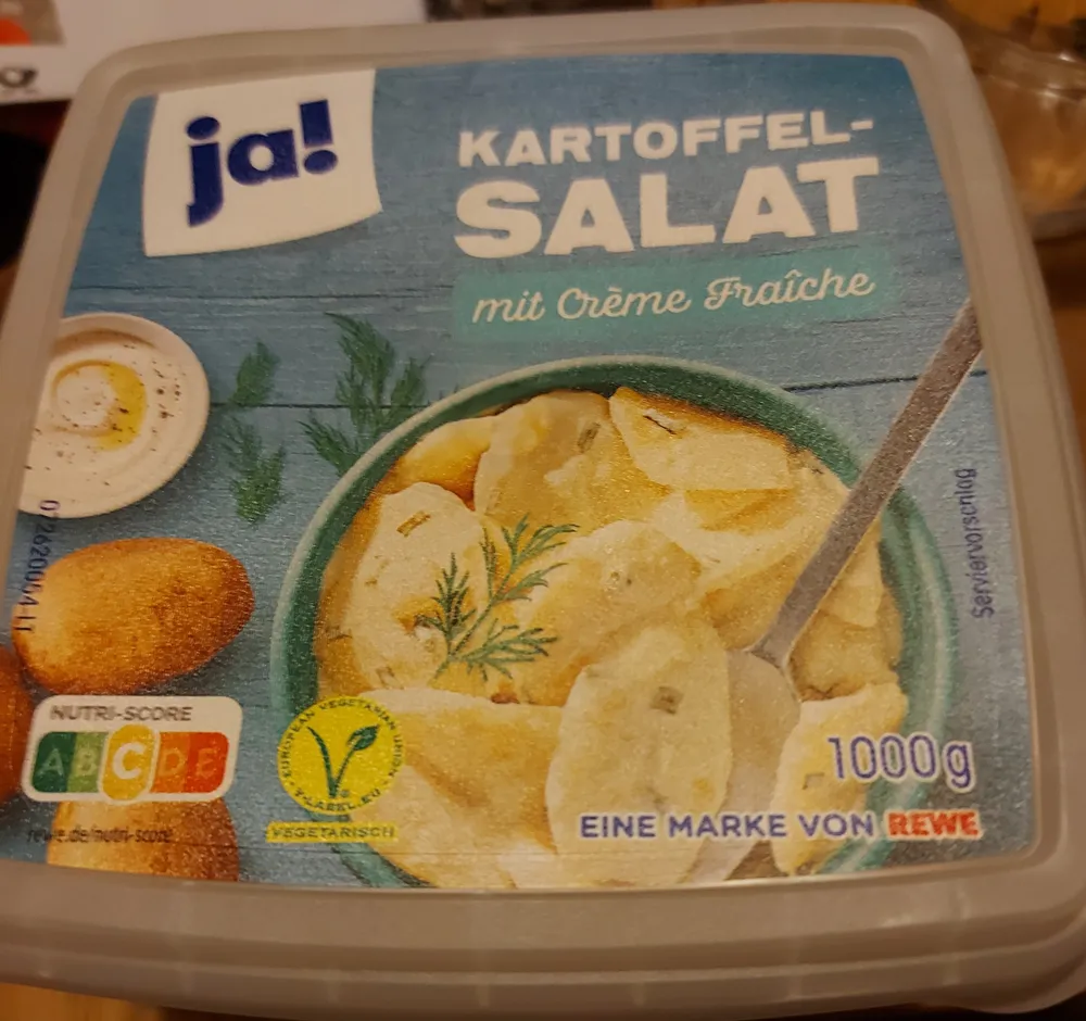 Kartoffelsalat mit Creme Fraiche