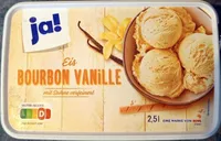 Eis Bourbon Vanille mit Sahne verfeinert
