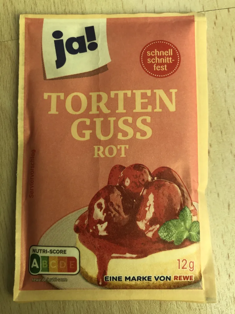 Tortenguss Rot