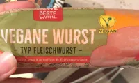 Vegane Wurst Typ Fleischwurst