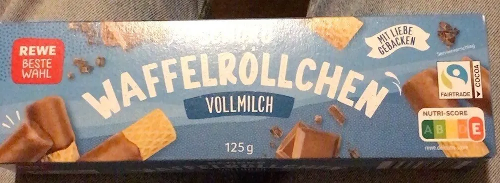 WAFFELROLLCHEN VOLLMILCH