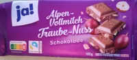 Alpen-Vollmilch Traube-Nuss