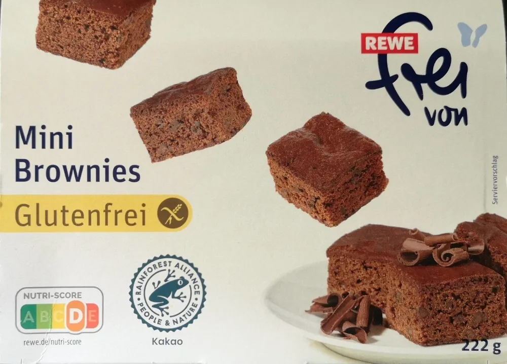 Mini Brownies Glutenfree