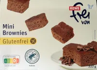 Mini Brownies Glutenfree