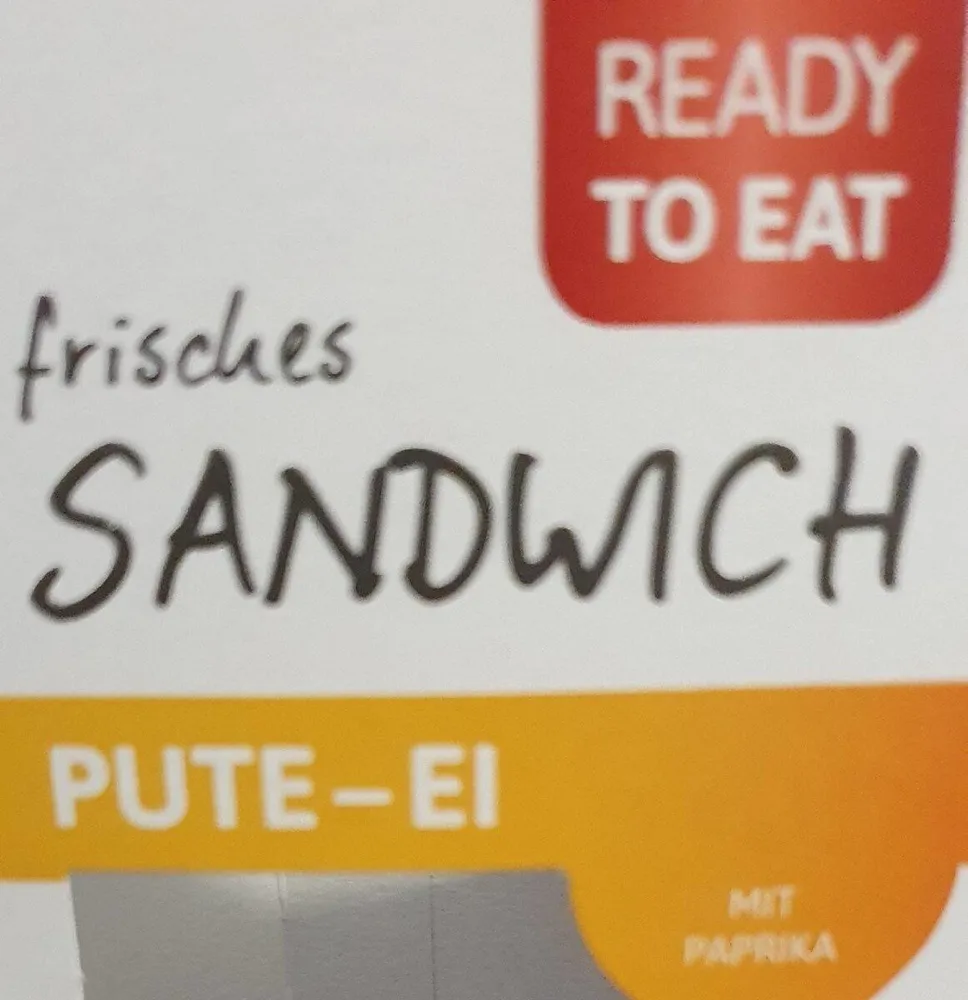 Fisches Sandwich, Pute-Ei