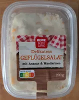 Delikatess Geflügelsalat mit Ananas & Mandarinen