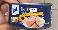 Thunfisch Filets in Sonnenblumenöl