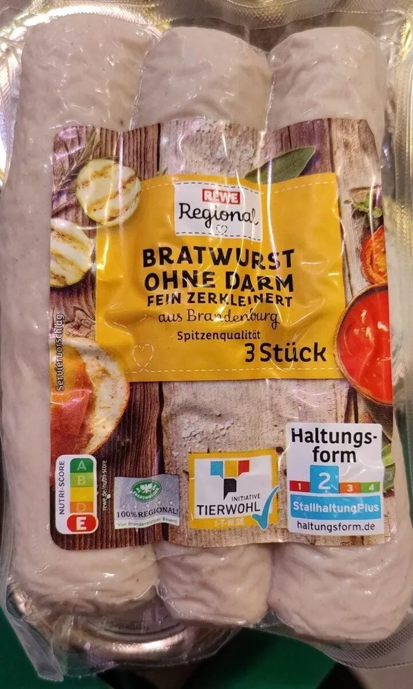 Bratwurst ohne Darm