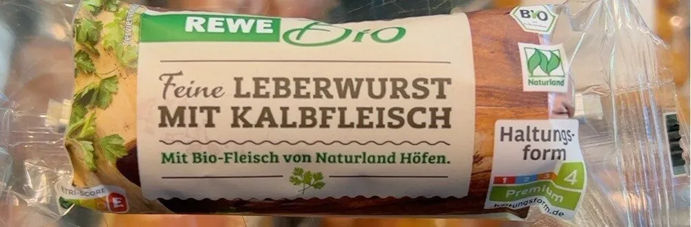 Leberwurst mit Kalbfleisch