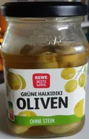 Grüne Halkidiki Oliven