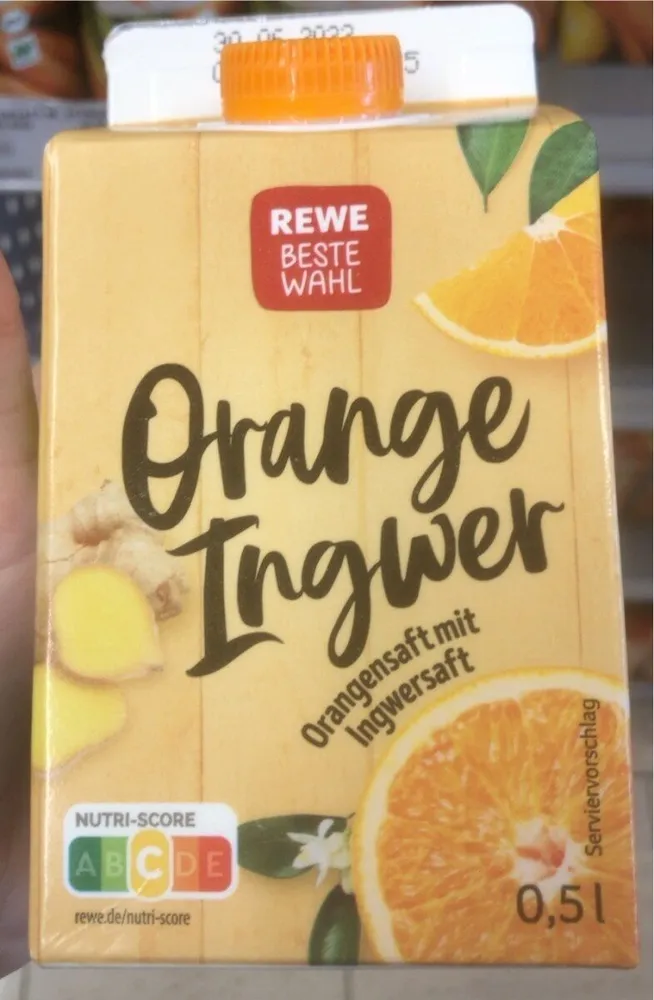 Orange Ingwer