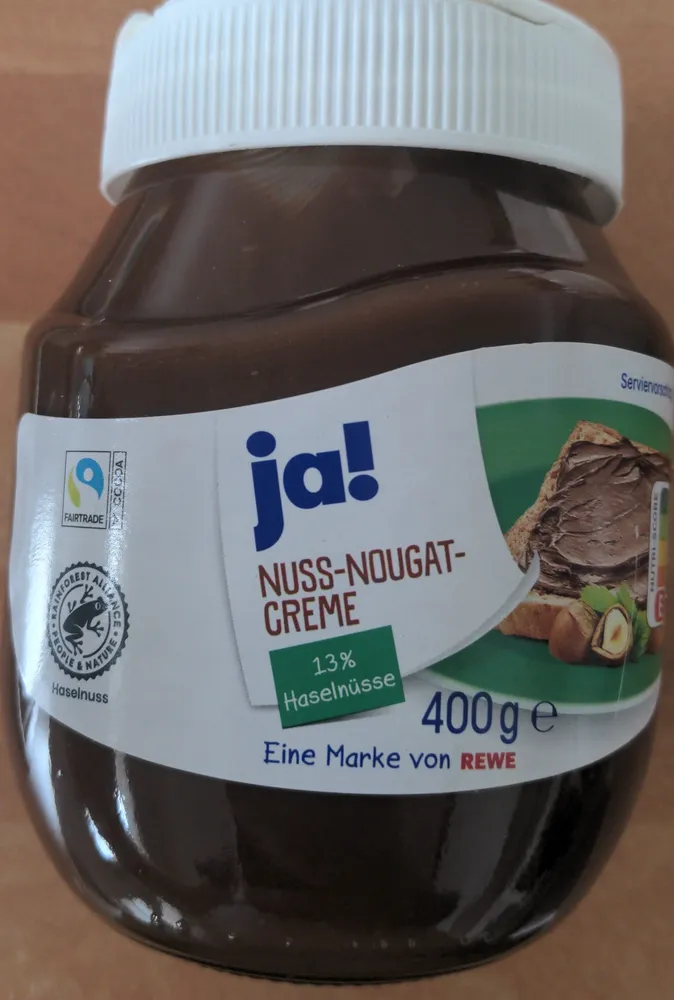 Nuss-Nugat-Creme