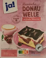 Klassische Donauwelle mit frischer Sahnecreme