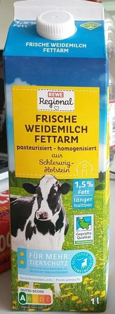 Frische Weidemilch Fettarm