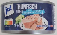 Thunfisch Filets in eigenem Saft