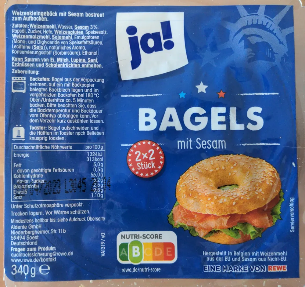 Bagels mit Sesam