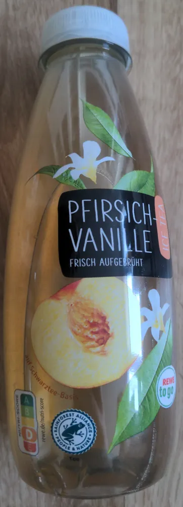 Pfirsich-Vanille Ice Tea