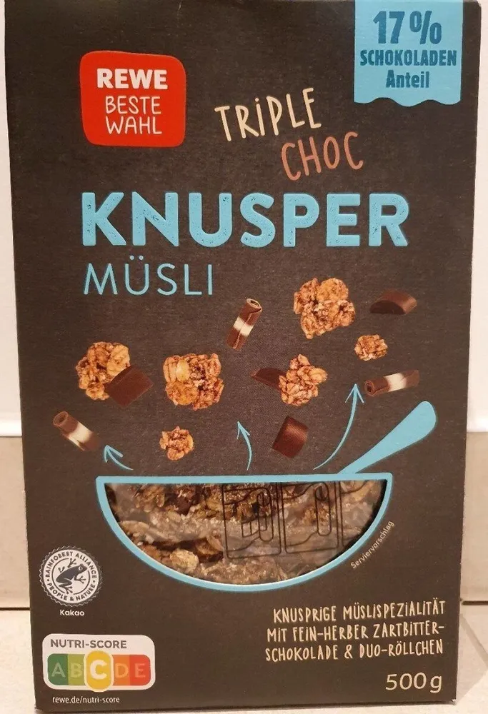 Knusper Müsli Triple Choc