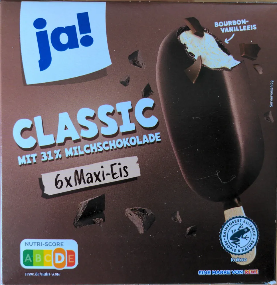 Classic Eis Milchschokolade