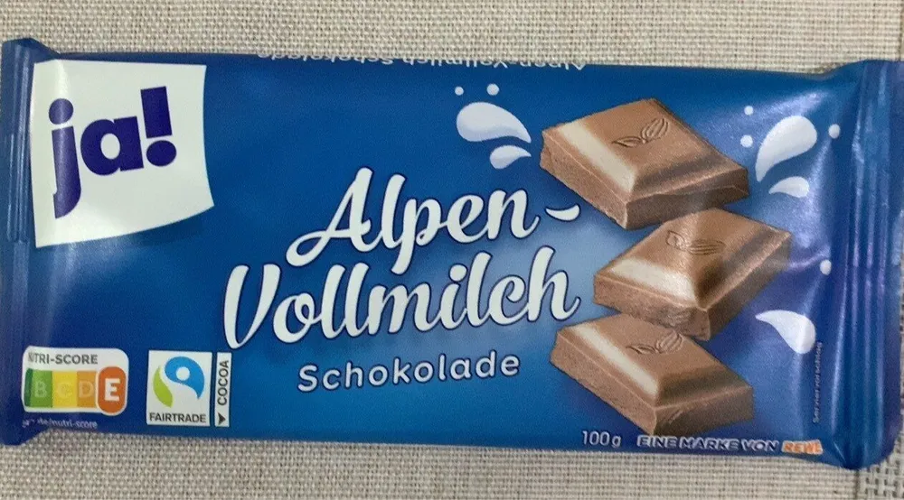 Alpen-Vollmilch Schokolade