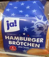 Hamburger Brötchen ohne Sesam