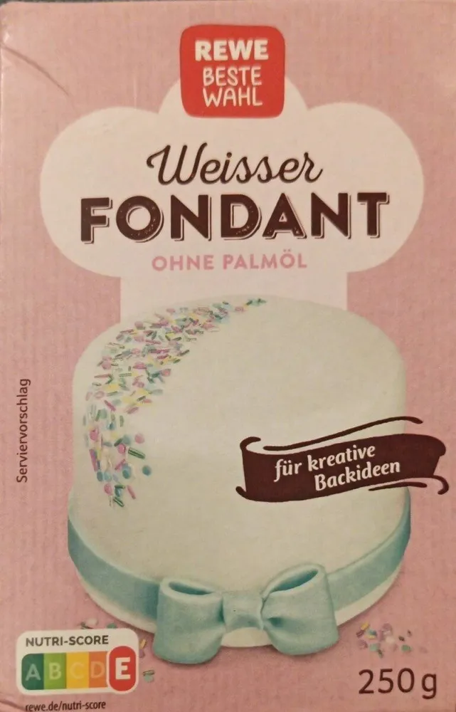 Weisser Fondant