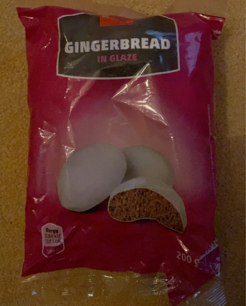 Gingerbread in glaze