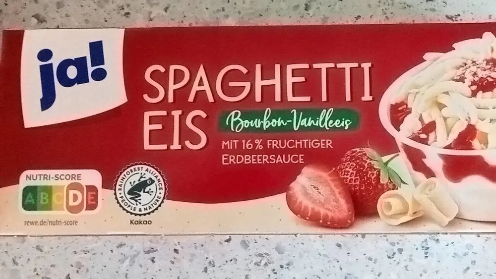 Spaghetti Eis