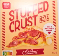 Stuffed Crust Salami Pizza