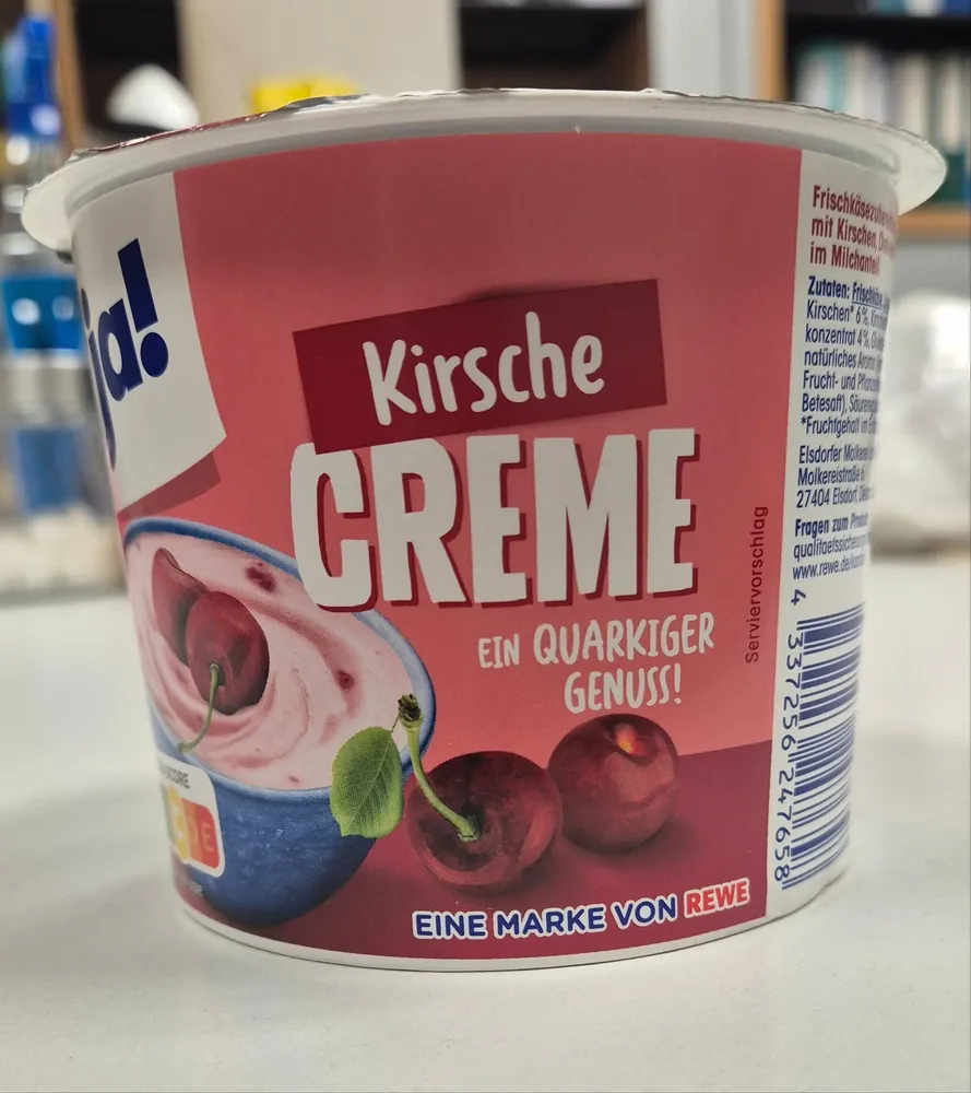 Kirsche Creme