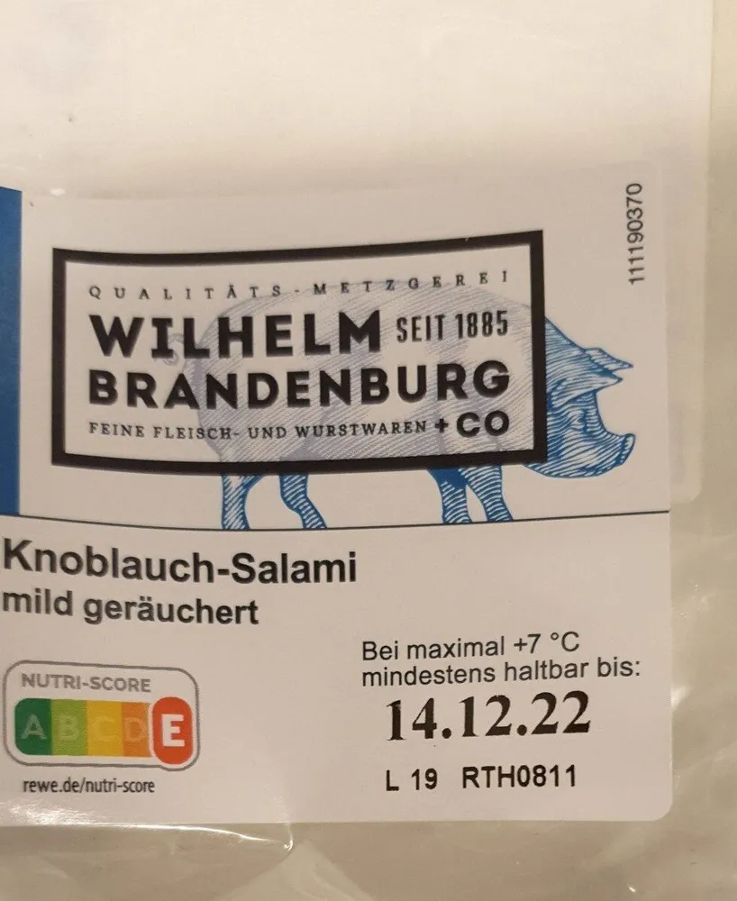 Knoblauch-Salami