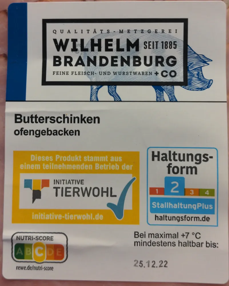 Butterschinken ofengebacken