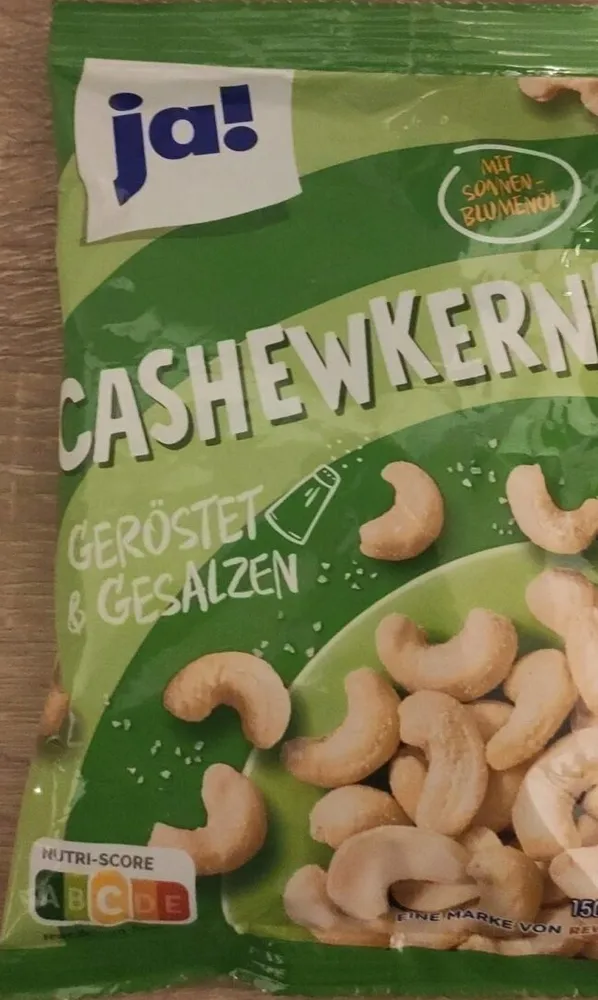 cashewkerne - Geröstet und gesalzen