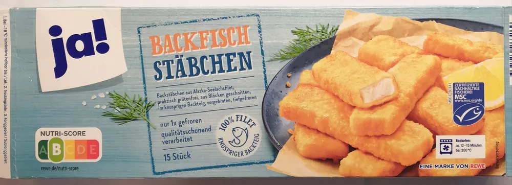 Backfischstäbchen
