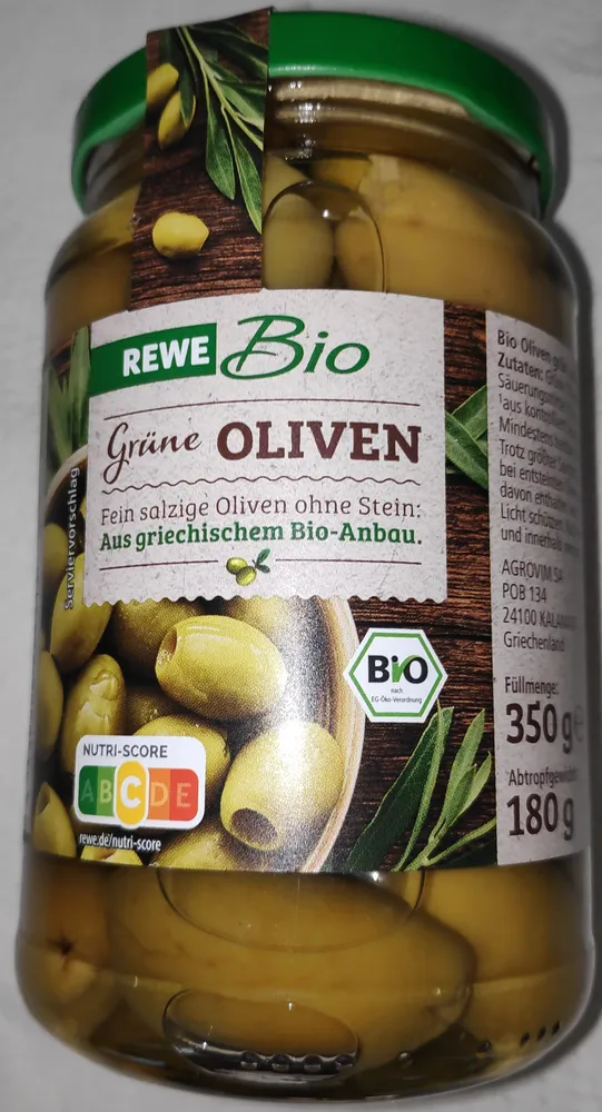 Grüne Oliven