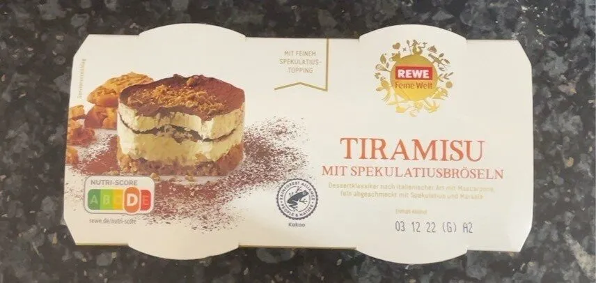 Tiramisu mit Spekulatiusbröseln