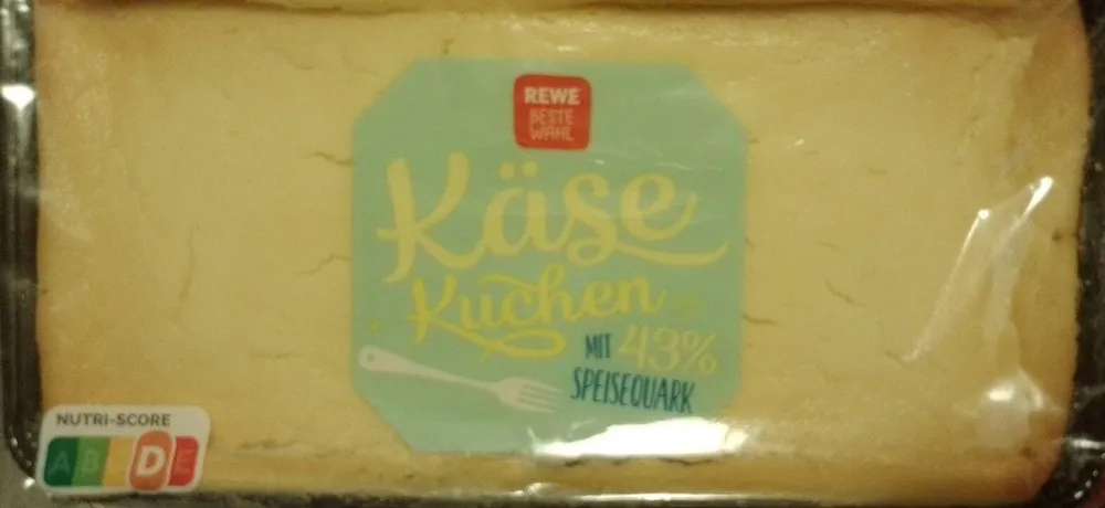 Käsekuchen mit 43% Speisequark