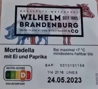 Mortadella mit Ei und Paprika