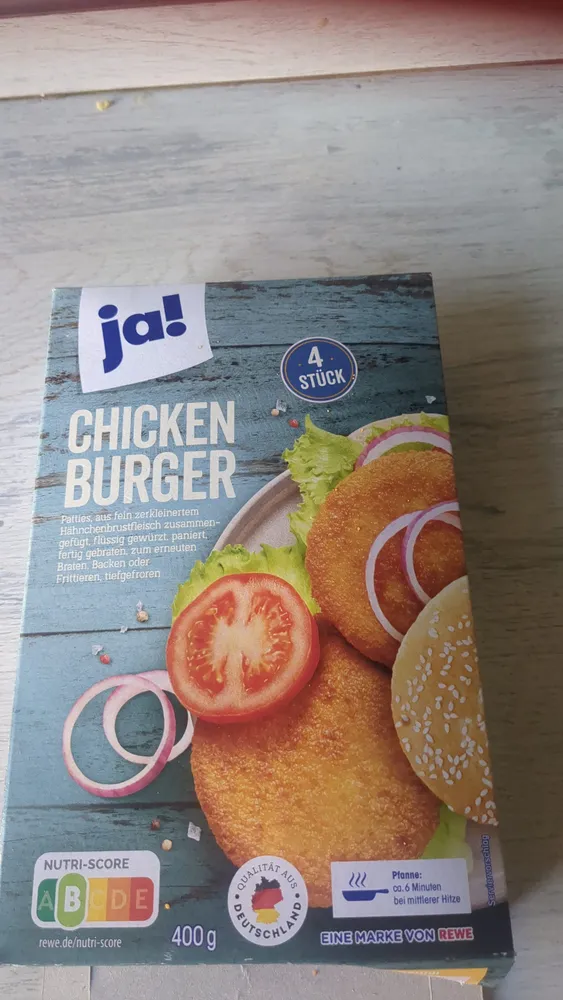 Chicken burger