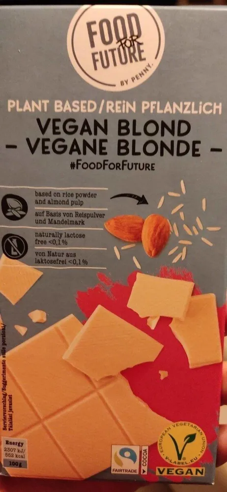 Cioccolato bianco vegano