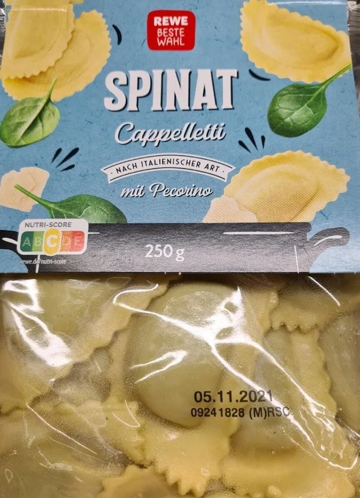 Spinat Cappelletti
