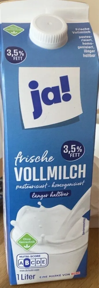 Frische Vollmilch