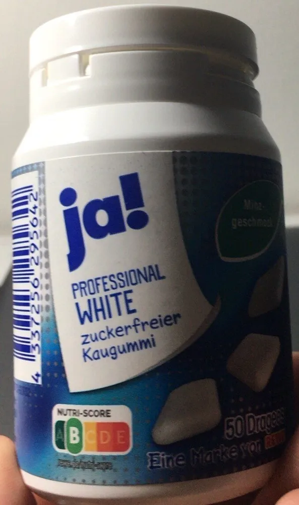 PROFESSIONAL WHITE zuckerfreier Kaugummi