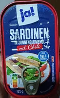 Sardinen in Öl und Chili