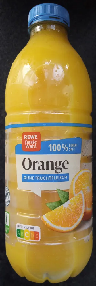 Orangensaft ohne Fruchtfleisch
